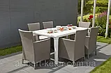 Комплект садових меблів Allibert Montana Iowa Futura Dining Set ( Keter Iowa Futura Set ) для дому, саду, фото 6