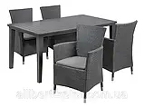 Комплект садових меблів Allibert Montana Iowa Futura Dining Set ( Keter Iowa Futura Set ) для дому, саду, фото 10