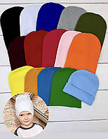 Демисезонная шапка удлиненная для мальчика и девочки, именная, от 1 до 5 лет, от 6 до 10 лет