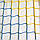 Сітка для воріт міні-футбольних БЕЗ-ВУЗЛОВА «ЕЛІТ 1.1 Патріот» синьо-жовта (пара), фото 8