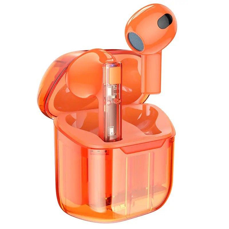 Бездротові навушники вкладиші BOROFONE BW23 (Bluetooth 5.3) Orange, фото 1