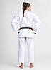 Кімоно для дзюдо біле унісекс ліцензійне IJF Ippon Gear Legend 2 White Regular Fit 690 гр/м.кв. (160 см), фото 8