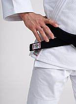 Кімоно для дзюдо біле унісекс ліцензійне IJF Ippon Gear Legend 2 White Regular Fit 690 гр/м.кв. (160 см), фото 6