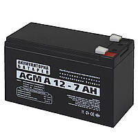 Аккумуляторная батарея свинцово-кислотная AGM А 12V-7Ah (150х65х95мм)