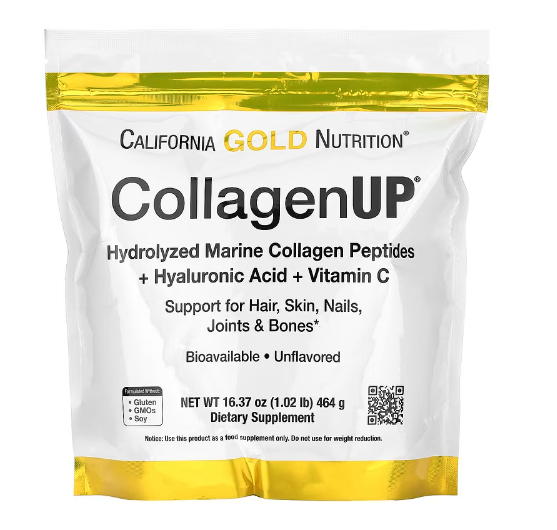 California Gold Nutrition CollagenUP 5000, Рыбный порошок коллаген, 461 грамм, CGN-01032 Киев - фото 1 - id-p313805454