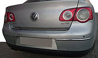Кромка багажника (нерж) OmsaLine - Итальянская нержавейка для Volkswagen Passat B6 2006-2012 гг