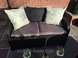 Комплект садових меблів Allibert Orlando Set + Lyon Wicker Table ( Keter Orlando Set ) для будинку, саду, кафе, фото 6