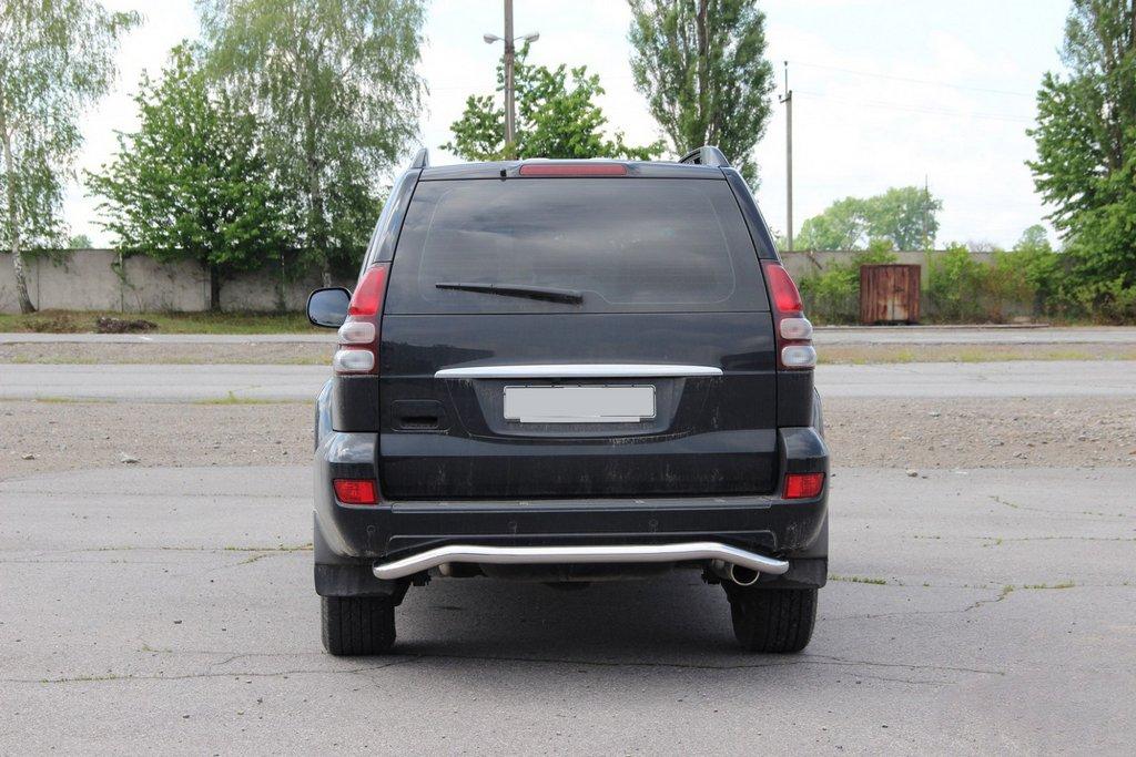 Задняя защита AK008 для Toyota Land Cruiser Prado 120 - фото 2 - id-p2111208383