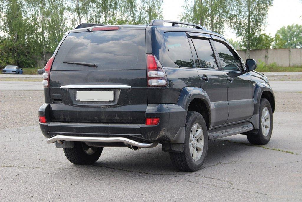 Задняя защита AK008 для Toyota Land Cruiser Prado 120 - фото 3 - id-p2111208383