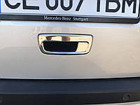 Накладка на ручку двери багажника (нерж.) Carmos - Турецкая сталь для Renault Kangoo 2008-2020 гг
