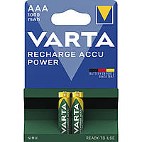 Аккумулятор бытовой Varta R3, AAA, 1000mAh, Ni-MH, 1.2V, 2шт/уп