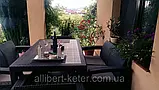 Комплект садових меблів Allibert by Keter Corfu Fiesta Set ( меблі штучний ротанг ), фото 4