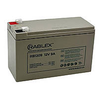 Аккумуляторная батарея свинцово-кислотная Rablex 12V-9Ah (150x95x65мм)