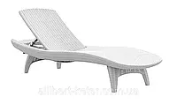 Шезлонг - лежак Keter Pacific Sun Lounger White (белый)