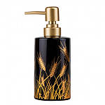 Диспенсер для мила "Колоски", чорний 7*17,5 см (9024-008)