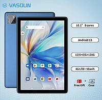 Планшет Vasoun TAB 12 Blue 4G LTE 8 ядер 10.1" 6+6/128GB 8000 mAh + чохол