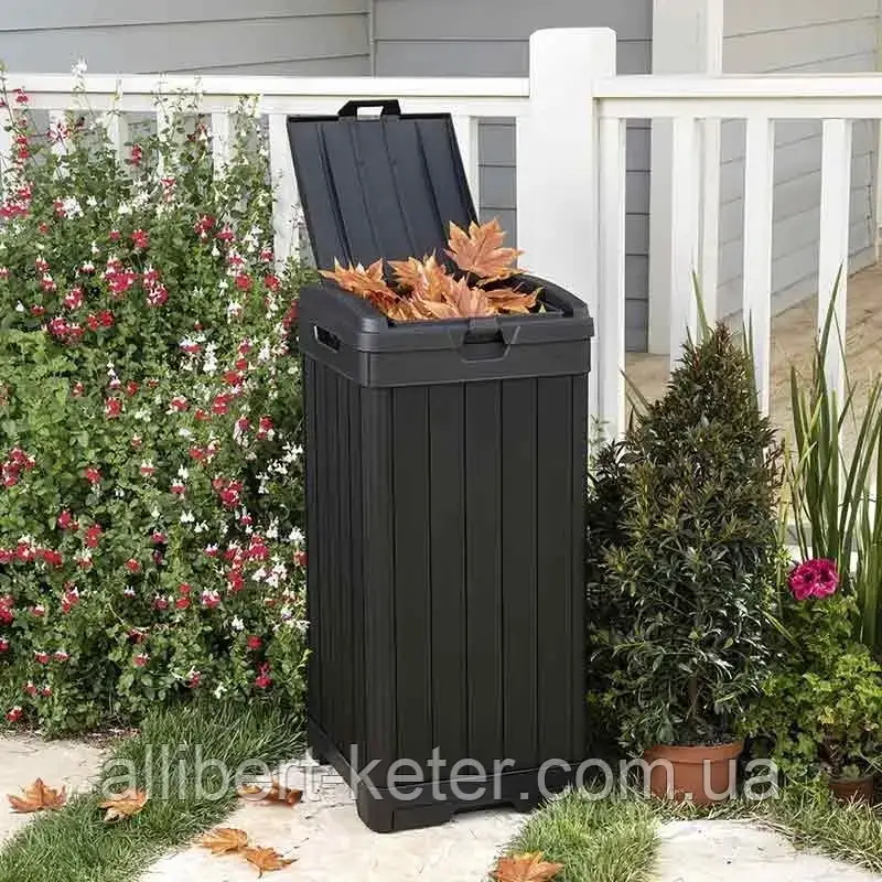 Контейнер для мусора Keter Baltimore Waste Bin 125 L - фото 4 - id-p2111209998