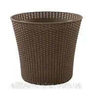 Квітковий горщик CONIC PLANTER 56,5 L коричневий (Keter)