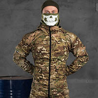 Армейский бушлат Routine мультикам тактическая куртка с функциональными карманами камуфляж prp