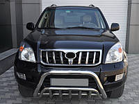 Кенгурятник низкий WT002 (нерж) для Toyota Land Cruiser Prado 120