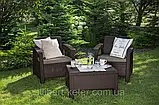 Комплект садових меблів Allibert by Keter Corfu Balcony Set ( Weekend ) ( Keter Corfu Weekend Set ), фото 6