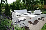 Комплект садових меблів Allibert by Keter Corfu Triple Set White ( білий ) ( Keter Corfu Set Max ), фото 7