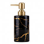 Диспенсер для мила "Мармур", чорний 7*17,5 см (9024-004)