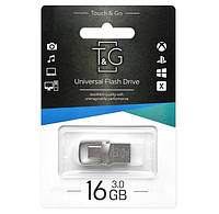 Флешка (флеш-накопитель) 16GB T&G 104 Metal series (USB-Type C) Silver