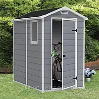 Садовый домик сарай Keter Manor 4x6 Shed (Keter Manor Storage Plastic Garden Shed)