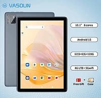 Планшет Vasoun TAB 12 Gray 4G LTE 8 ядер 10.1" 6+6/128GB 8000 mAh + чохол