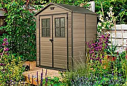 Садовий будиночок сарай Keter Scala 6x5 Shed ( Keter Scala Storage Plastic Garden Shed )