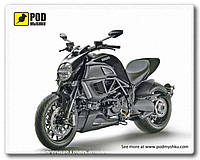 Коврик для мыши (подложка) Pod Mыshku Ducati Diavel (24х19см) пластик