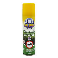 Аэрозоль от комаров Jet Super "Universal" (4 часа) 150мл