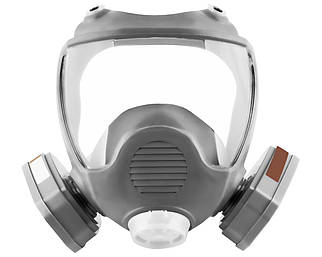 Повна маска з двома хімічними фільтрами в гумовій оправі (аналог 3М 6700, 3М 6800, 3М 6900)