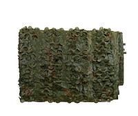 Маскировочная камуфляжная сетка пиксель зеленого цвета для военных