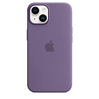 Оригинальный чехол Apple iPhone 14 Silicone Case, cтильный чехол для айфон 14 сиреневый