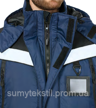 Утепленная куртка «Прораб» с защитой от холода и ветра. - фото 6 - id-p1487597401
