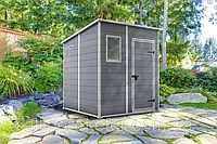 Садовый домик сарай Keter Manor Pent 6x6 Shed (Keter Manor Storage Plastic Garden Shed)