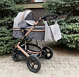 Універсальна коляска трансформер 2В1 NINOS BRAVA NEW Grey, фото 2