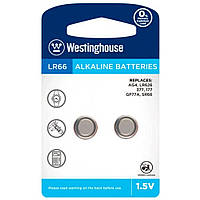 Батарейка часовая Westinghouse AG4 Alkaline LR66 1.5V блистер 2шт/уп