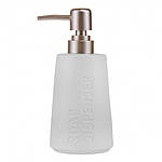 Диспенсер для мила "Турбота", білий 8*18 см (9024-018)