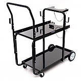 Універсальний зварювальний візок 70 кг (110х98х45 см) Kraft & Dele KD372, фото 2