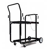 Універсальний зварювальний візок 70 кг (110х98х45 см) Kraft & Dele KD372, фото 3