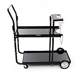 Універсальний зварювальний візок 70 кг (110х98х45 см) Kraft & Dele KD372, фото 9