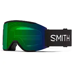 Гірськолижна маска Smith Squad MAG Black 2 лінзи ChromaPop Everyday Green Mirror/ChromaPop Storm Rose (Уцінка)