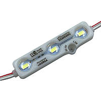 Модуль світлодіодний Vargo V-116936 LED 12V 1.5W IP67 60х15х8мм 160° SMD 5730 120-140lm білий