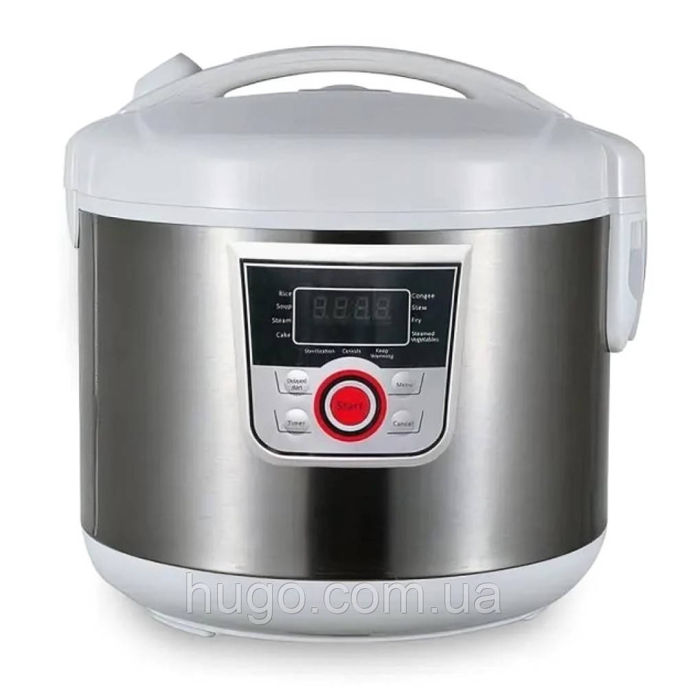 Мультиварка 5л, 1500Вт, Domotec MS 7727 з таймером, Біла / Скороварка ...