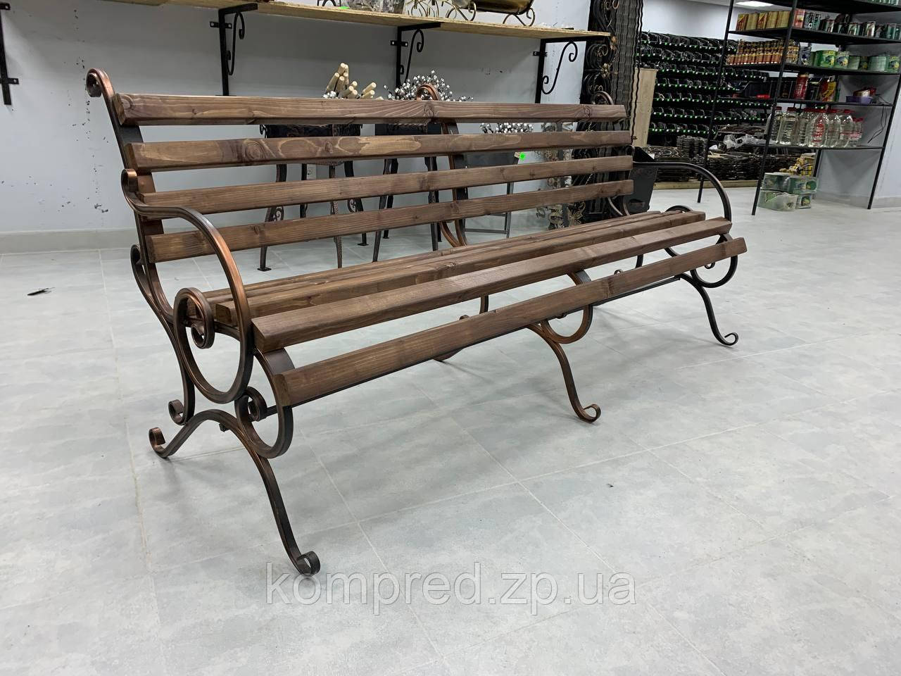 Лава паркова кована 2000мм тр 20х20 Буковелька Kompred kc-008/1, фото 1