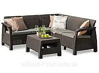 Keter Corfu Relax Set садовая мебель из искусственного ротанга (Corfu Relax Set)