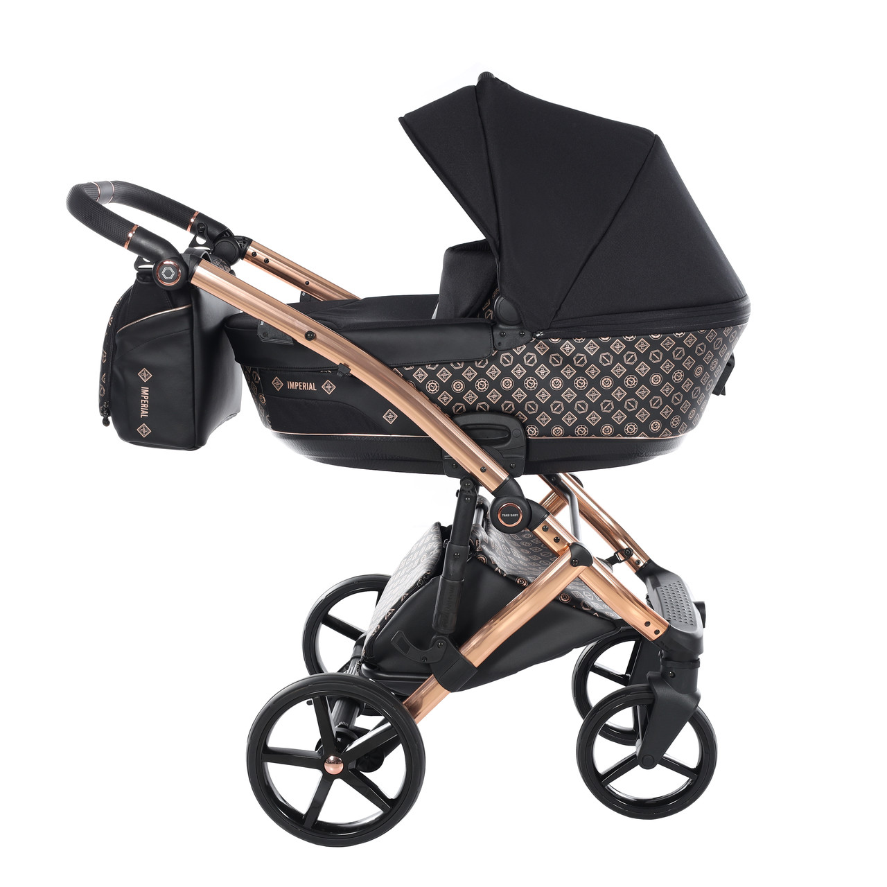 Універсальна коляска TAKO 2 в 1 Laret Imperial New 14 black+copper